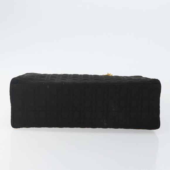 DIOR Canage Hand Bag Nylon Black Gold - Picture 9 of 12